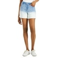 thumbnail image 1 of Style & Co Womens Distressed Frayed Hem Shorts Bleach Wash 10, 1 of 1