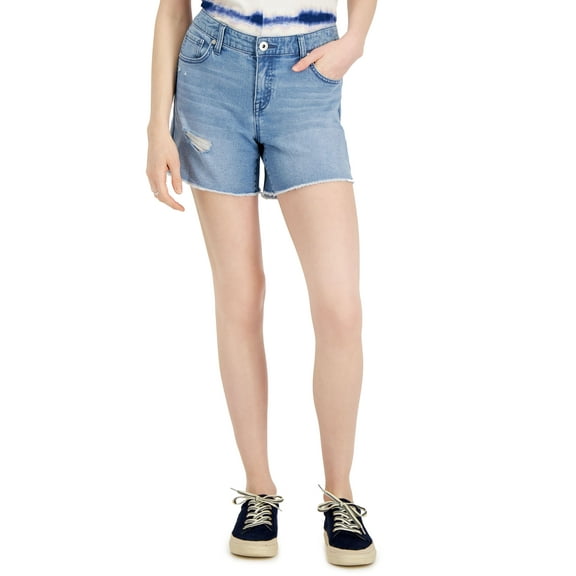 Style & Co Womens Distressed Frayed Hem Shorts Camarillo 4