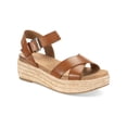 thumbnail image 1 of Style & Co. Womens Emberr Faux Leather Slingback Flatform Sandals, 1 of 3