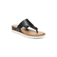 thumbnail image 1 of Style & Co. Womens Emmaa Padded Insole Faux Leather Flat Sandals, 1 of 3