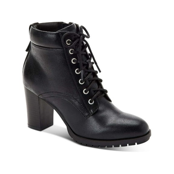 Style & Co. Womens Faux Leather Ankle Ankle Boots