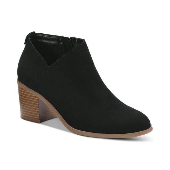 Style & Co Womens' Felaa Asymmetrical Booties, Black, 7.5