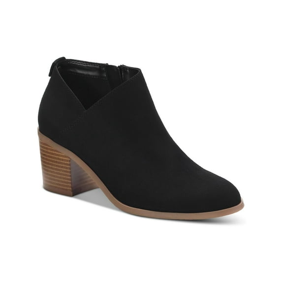 Style & Co. Womens Felaa Faux Suede Comfort Ankle Boots