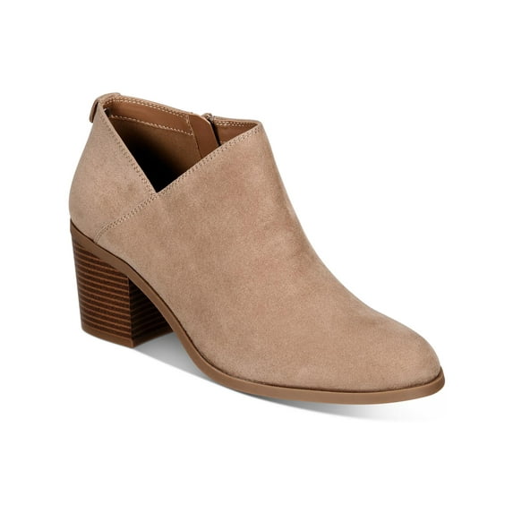 Style & Co. Womens Felaa Faux Suede Z Ankle Boots