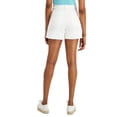 thumbnail image 1 of Style & Co Womens Frayed Denim Shorts Bright White 8, 1 of 1