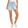 thumbnail image 1 of Style & Co Womens Frayed Denim Shorts Shake 12, 1 of 1