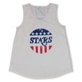 thumbnail image 1 of Style & Co Women's Graphic Print Tank Top  Ivory Size Small, 1 of 3