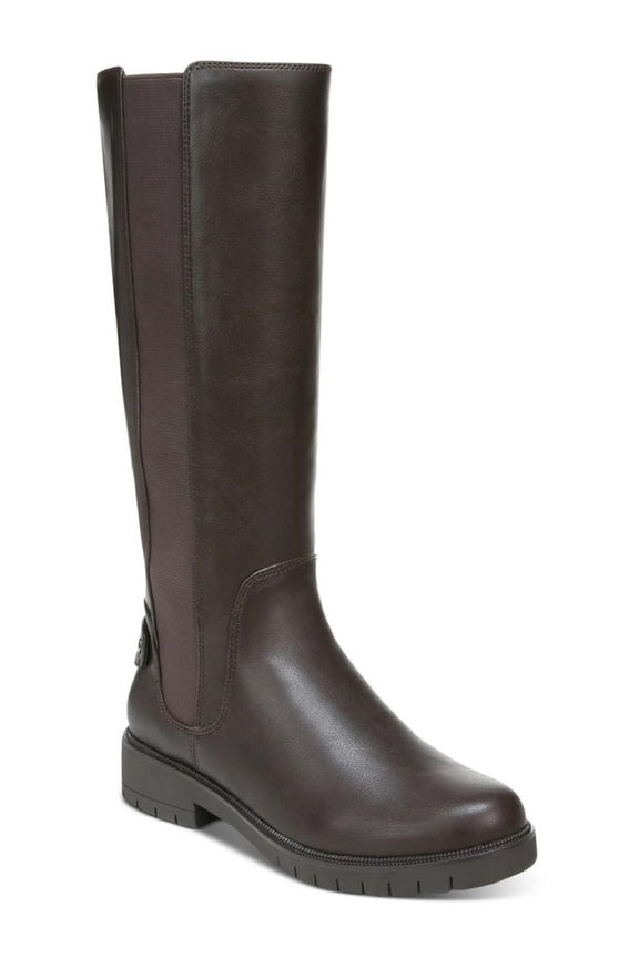 Womens Gwynn Faux Leather Tall Knee-High Boots