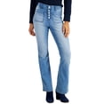 thumbnail image 1 of Style & Co Womens High Rise Bootcut Jeans Coastal Fog 4, 1 of 1