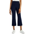 thumbnail image 1 of Style & Co Womens Flared Cropped Leggings Industrial Blue L, 1 of 2