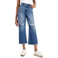 thumbnail image 1 of Style & Co Womens High Rise Curvy Cropped Jeans Taupe 7.5M, 1 of 1
