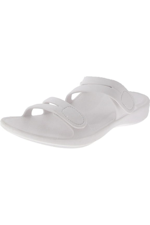 Womens JESSAA Slip On Open Toe Slide Sandals