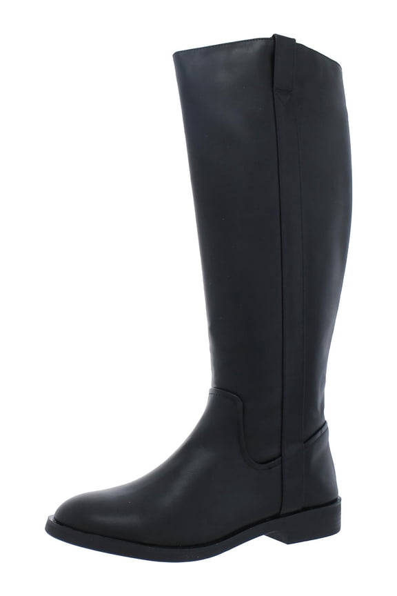 Womens Josephine Faux Leather Riding Knee-High Boots