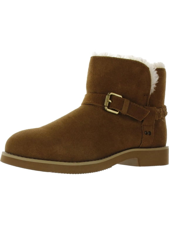 Womens KORRI Faux Suede Buckle Winter & Snow Boots