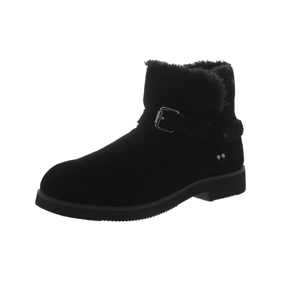 Style & Co. Womens KORRI Faux Suede Buckle Winter & Snow Boots