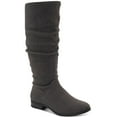 thumbnail image 1 of Style & Co. Womens Kelimae 2 Faux Suede Ruched Mid-Calf Boots, 1 of 3