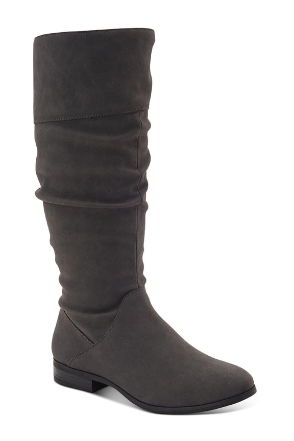 Womens Kelimae 2 Faux Suede Ruched Mid-Calf Boots