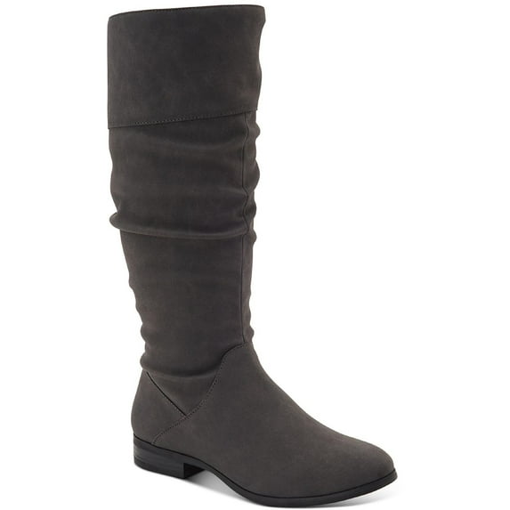 Style & Co. Womens Kelimae 2 Faux Suede Ruched Mid-Calf Boots