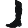 thumbnail image 1 of Style & Co. Womens Kelimae 2 Faux Suede Ruched Mid-Calf Boots, 1 of 5