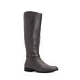 thumbnail image 1 of Style & Co. Womens Kindell Faux Leather Round Toe Riding Boots, 1 of 4