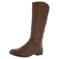 thumbnail image 1 of Style & Co. Womens Kindell Faux Leather Round Toe Riding Boots, 1 of 2