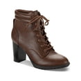 thumbnail image 1 of Style & Co. Womens Laurellee Faux Leather Zipper Combat & Lace-Up Boots, 1 of 3
