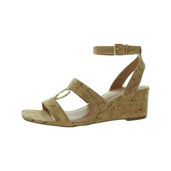 Style & Co. Womens Lourizza Cork Open Toe Slingback Sandals