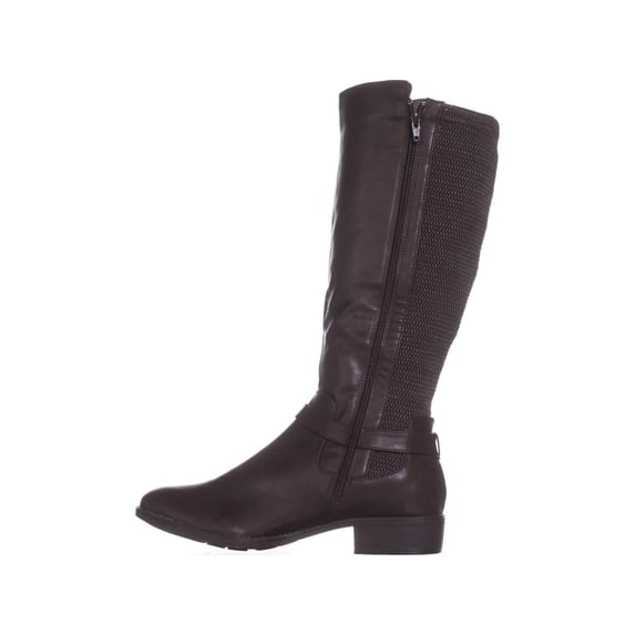 Style & Co. Womens Luciaa Almond Toe Knee High Fashion, Chocolate, Size 10.0
