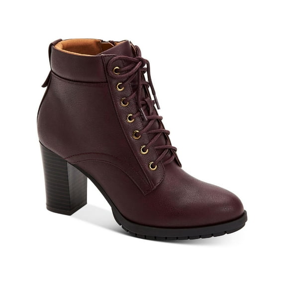 Style & Co. Womens Lucillee Faux Leather Ankle Ankle Boots