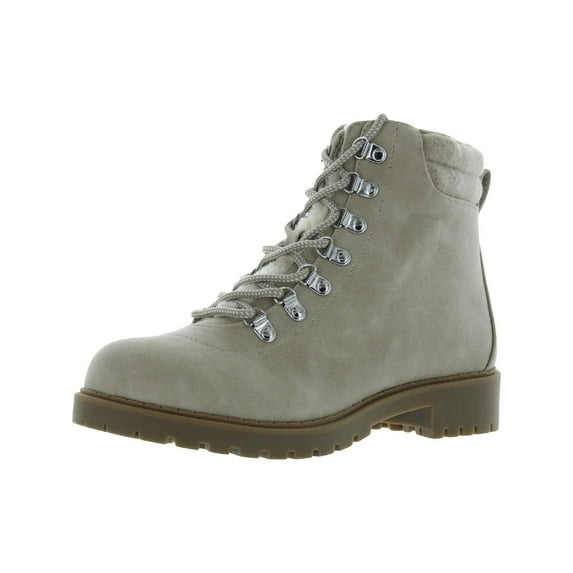 Style & Co. Womens Maariah Faux Suede Lace Up Ankle Boots