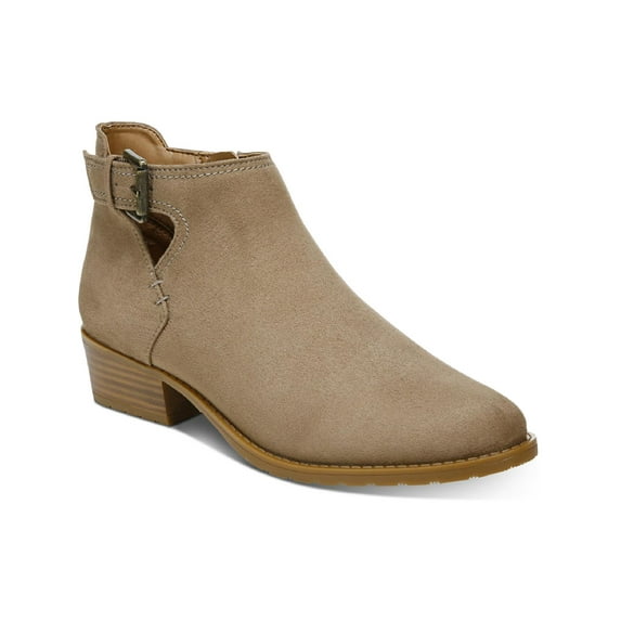 Style & Co. Womens Mabel Faux Suede Almond Toe Ankle Boots