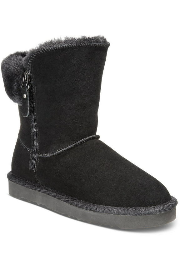 Womens Maevee Leather Ankle Winter & Snow Boots