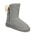 thumbnail image 1 of Style & Co. Womens Maevee  Leather Ankle Winter & Snow Boots, 1 of 3