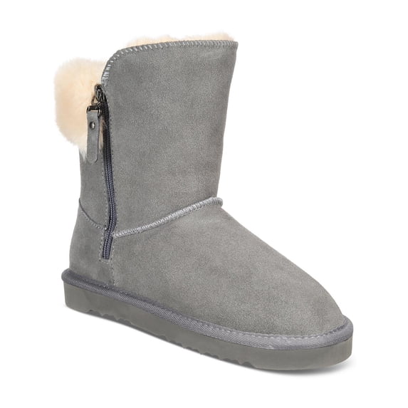 Style & Co. Womens Maevee Leather Ankle Winter & Snow Boots