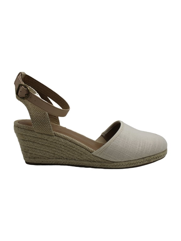Womens Mailena Closed Toe Casual Platform Sandals, Canvas, Size 9.0