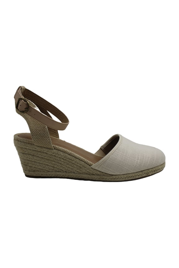Womens Mailena Closed Toe Casual Platform Sandals, Canvas, Size 9.0