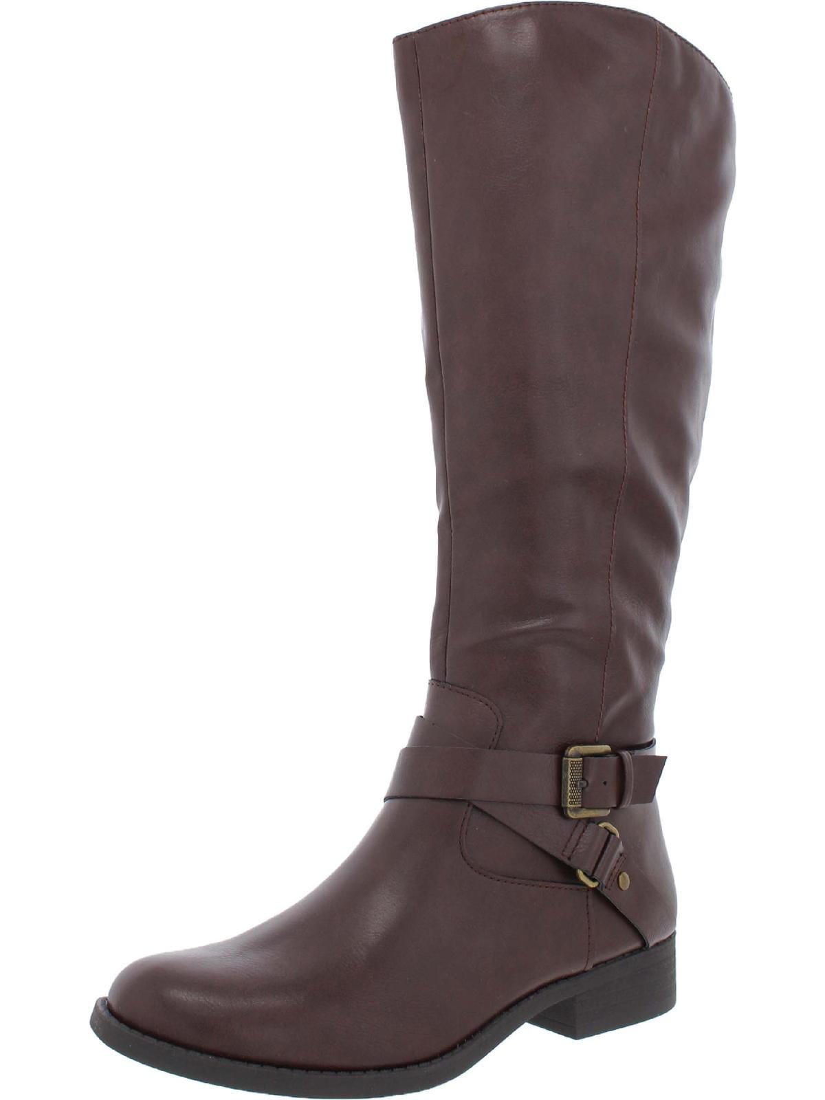 Style & Co. Womens Marilee Moto Dressy Mid-Calf Boots - Walmart.com