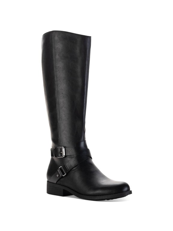 Womens Marilee Moto Dressy Mid-Calf Boots