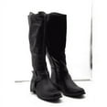 thumbnail image 1 of Style & Co. Womens Marliee Wide Calf Faux Leather Motorcycle Boots, 1 of 5