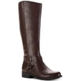 thumbnail image 1 of Style & Co. Womens Marliee Wide Calf Faux Leather Motorcycle Boots, 1 of 3