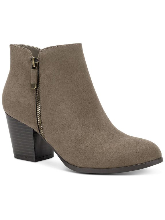 Womens Masrinaa Suede Block Heel Booties
