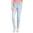 thumbnail image 1 of Style & Co Womens Mid Rise Curvy Skinny Jeans Watchhouse Wash 10, 1 of 1