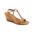 thumbnail image 1 of Style & Co. Womens Mulan Open Toe Slip On Wedge Sandals, 1 of 3