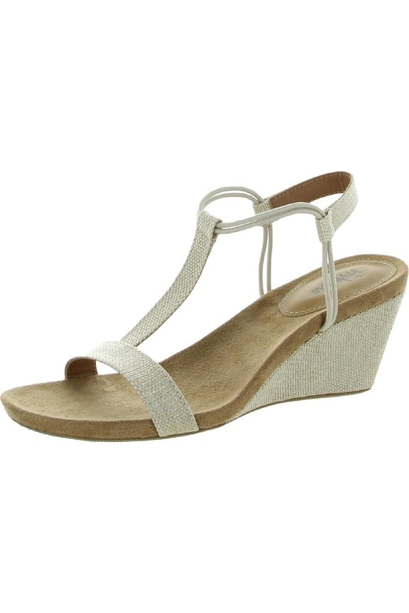 Womens Mulan Strappy Open Toe Wedge Sandals