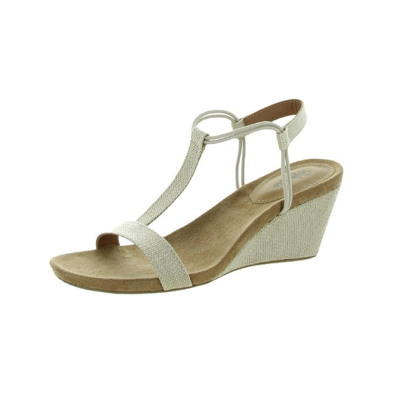 Style & Co. Womens Mulan Strappy Open Toe Wedge Sandals