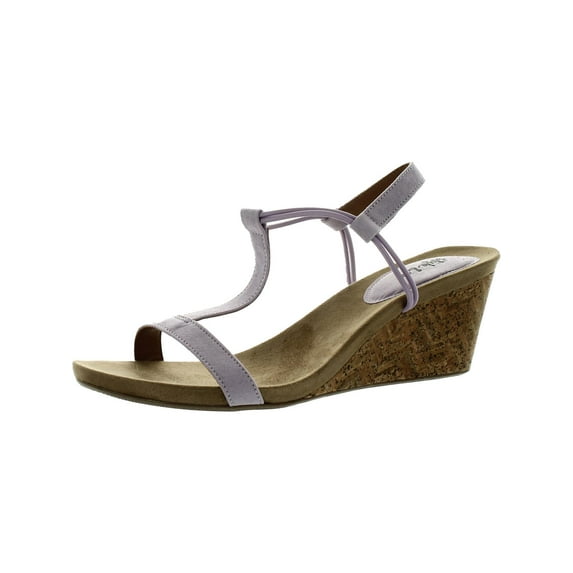 Style & Co. Womens Mulan T-strap Open Toe Wedge Sandals