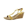 thumbnail image 1 of Style & Co. Womens Mulan T-strap Open Toe Wedge Sandals, 1 of 3