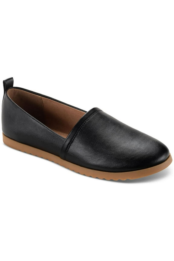 Womens Nolaa Faux Leather Slip-On Loafers