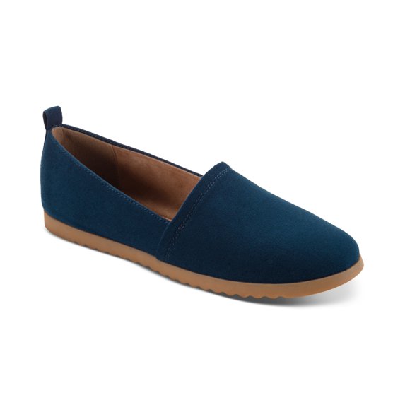 Style Co Womens Nolaa Flats Navy Micro 9.5M