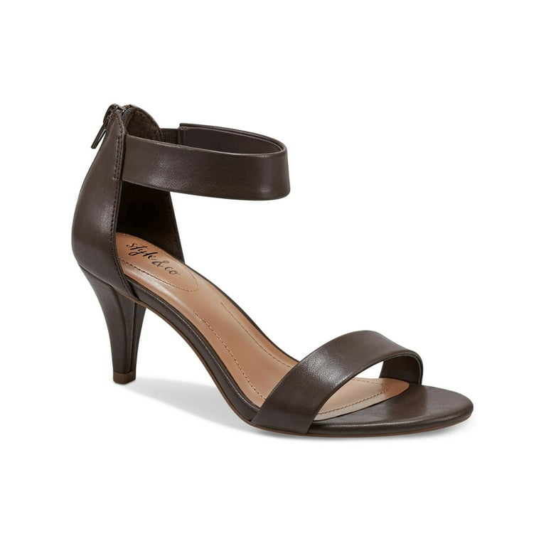 Style Co. Womens Paycee Faux Leather Snake Print Dress Sandals Walmart